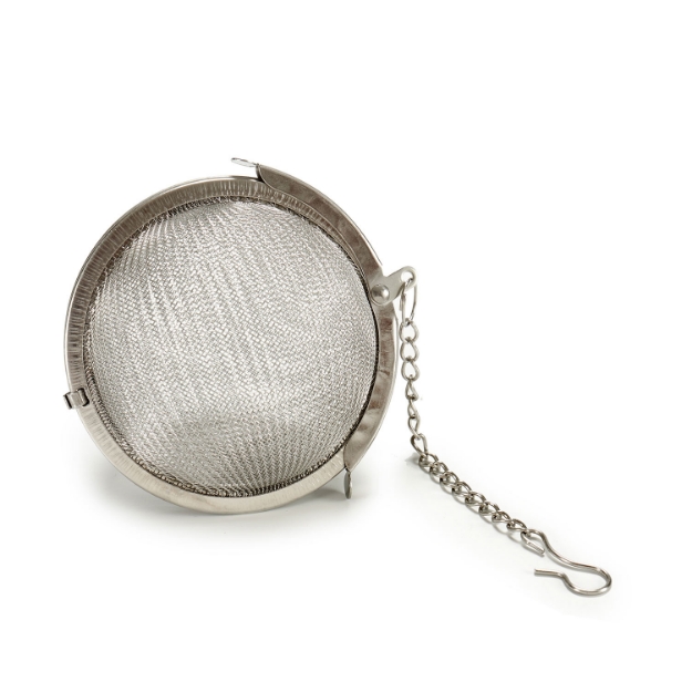 Metal filter ball for loose tea