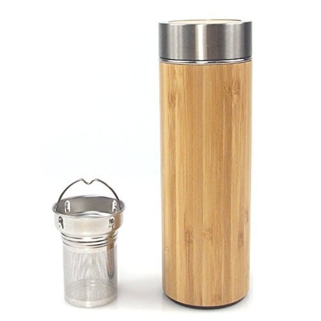 Bamboo Coffee Mug With Infuser