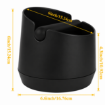 Picture of Round Knock Box 6 Inch Black